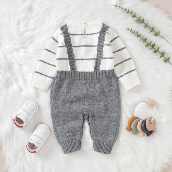 Knitted jumpsuit Mon Grey