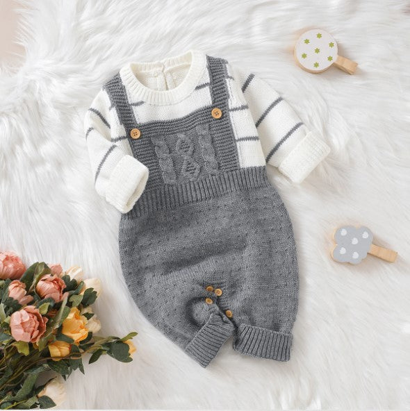 Knitted jumpsuit Mon Grey