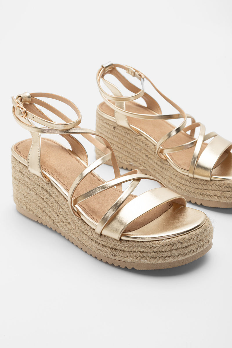 Wedge Sandal Bari Gold