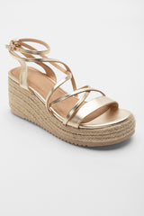 Wedge Sandal Bari Gold