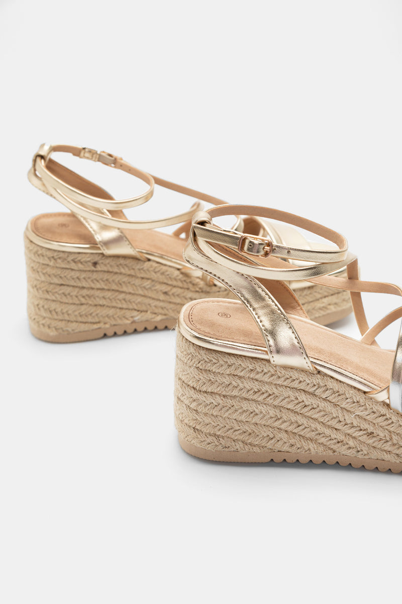 Wedge Sandal Bari Gold